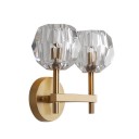 Loft Industry Modern -  Boule De Cristal Double Sconce